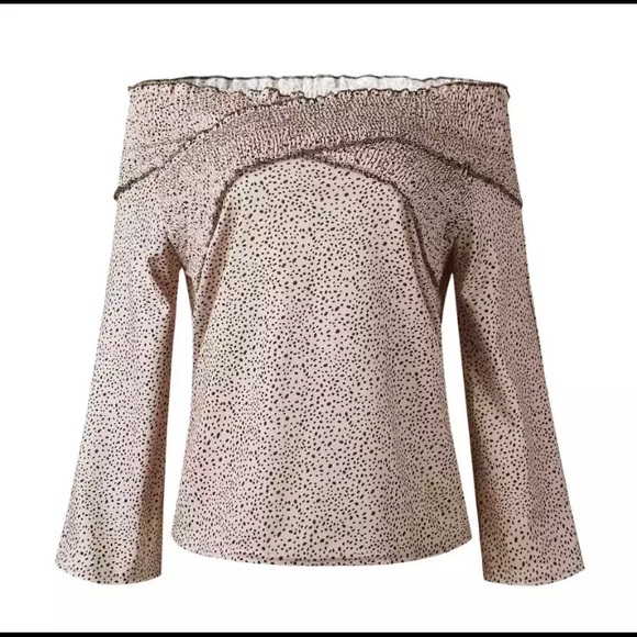 🆕BOHO OFF THE SHOULDER BLOUSE - Picture 2 of 4